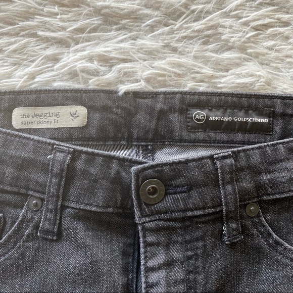 AG Adriano Goldschmied the jegging Super Skinny Fit Jeans Black Size 29R - Picture 6 of 10